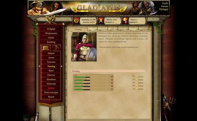 Gladiatus - Jogos Click - Jogos online e download